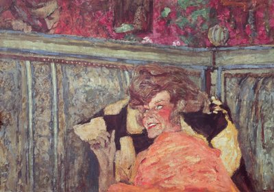 Yvonne Printemps (1894-1977) en Sacha Guitry (1885-1957) ca. 1912 door Edouard Vuillard
